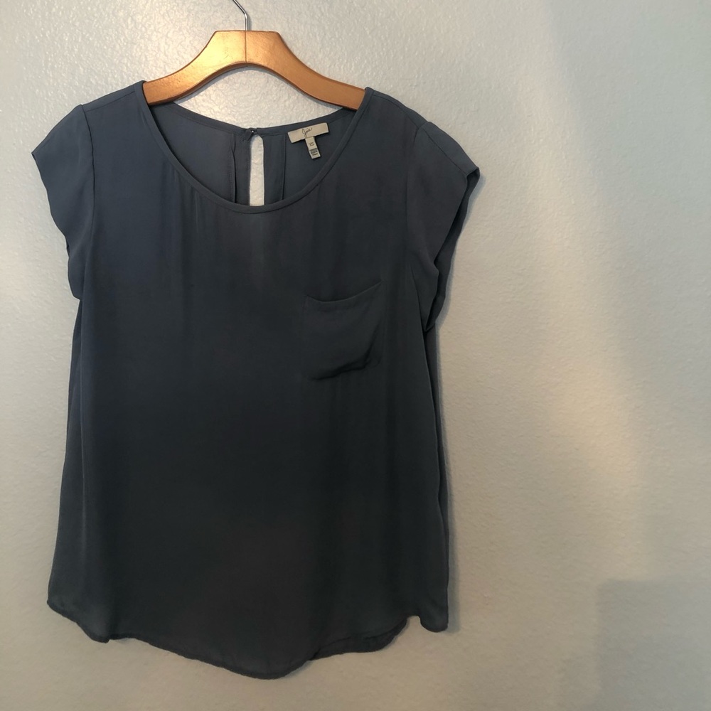 Joie Rancher Silk Shirt - Light Blue, XS